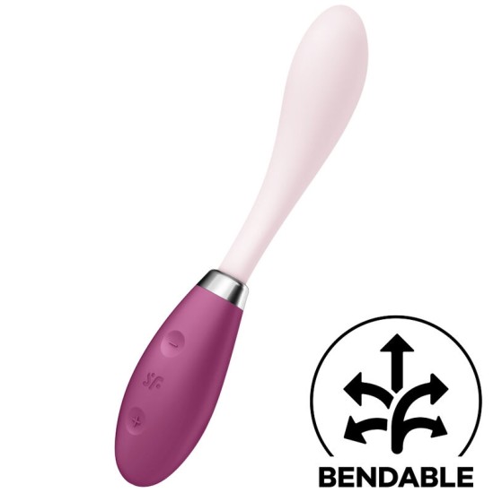 Satisfyer Vibrator SATISFYER G-SPOT FLEX 3 MULTI VIBRATOR - RED