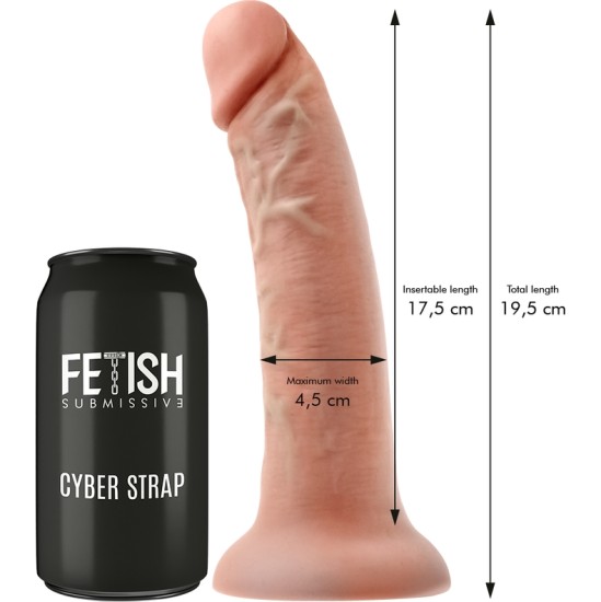 Fetish Submissive Cyber Strap IEKĀRTAS AR TĀLVADĪBAS PULTS DILDO WATCHME M TEHNOLOĢIJU