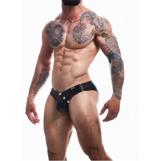 Cut4Men BL4CK01 Brief Brief with Hook