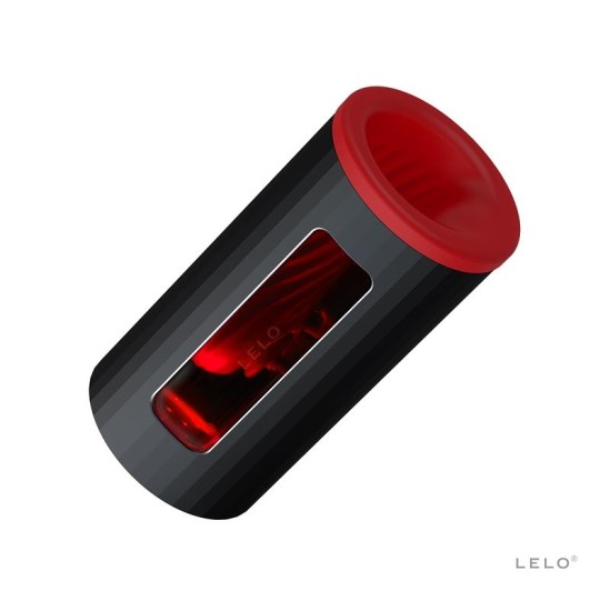 Lelo F1S V2 Masturbātors SDK Tehnoloģija - Sarkanā un melnā krāsā