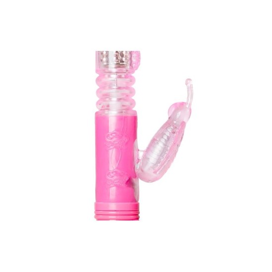 Easytoys Zaķa vibrators - rozā tauriņš