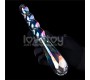 Lovetoy Glow in the Dark Glass Dildo Twilight Gleam Rising Ripples