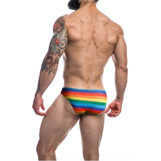 Cut4Men C4M01 Low Rise Bikini Brief Rainbow