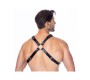 Bondage Play Cross Adjustable Leather Harness