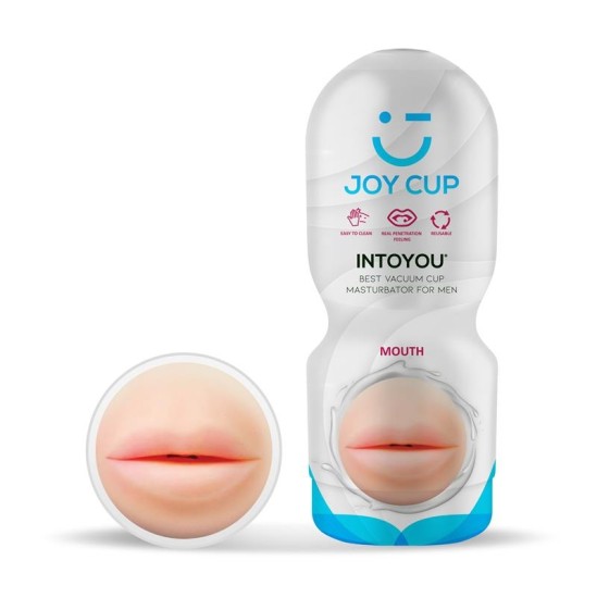 Joy Cup Masurbatoriaus provokuojanti burna