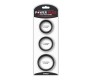 Lovetoy Pack of 3 Penis Ring Power Ring Black