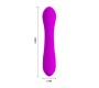 Prettylove Augstas kvalitātes vibrators Tony Purple