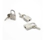 Latetobed Bdsm Line Silver Padlock with Keys