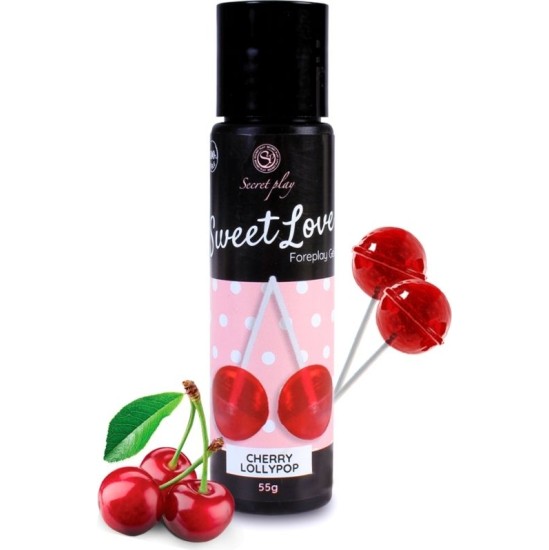 Secretplay Cosmetic SECRETPLAY - CHERRY LOLLIPOP GEL SWEET LOVE 60 ML