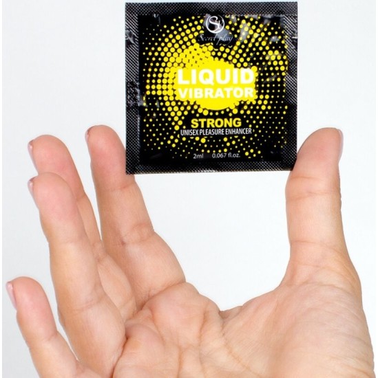 Secretplay Cosmetic SECRETPLAY - VIENAS DEVAS VIBRATORU ŠĶIDRUMS STIPRI 2 ML