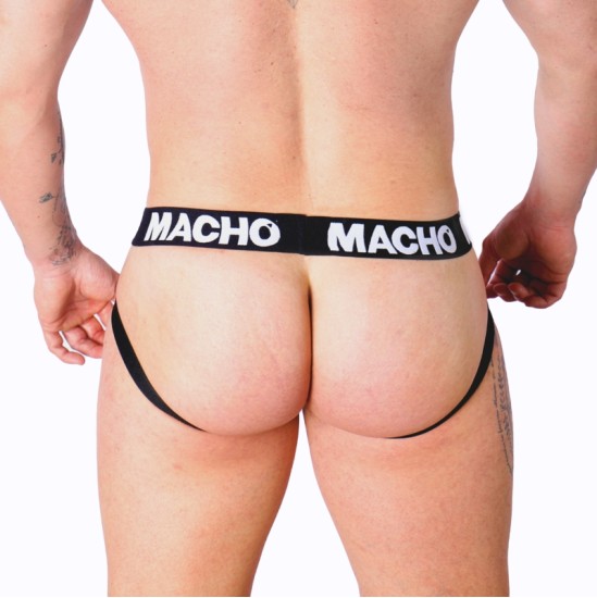 Macho Underwear MACHO — MX26X1 JOCK GRID WHITE S