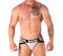 Macho Underwear MACHO — MX26X1 JOCK GRID WHITE S