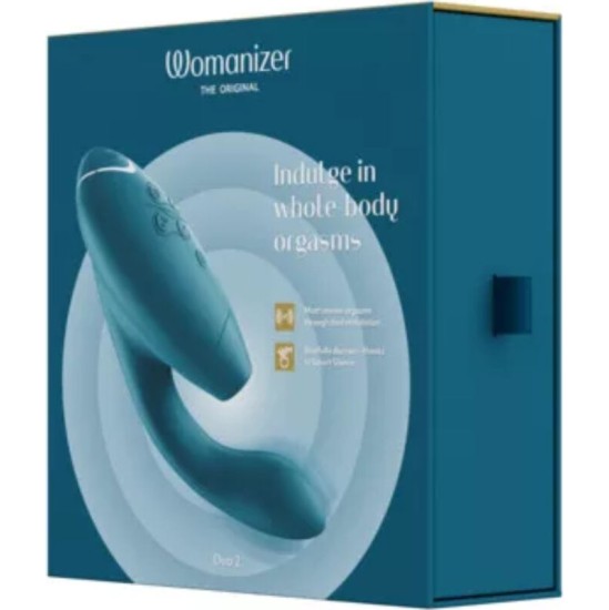 Womanizer DUO 2 STIMULĀTORS BLUE BENZĪNS