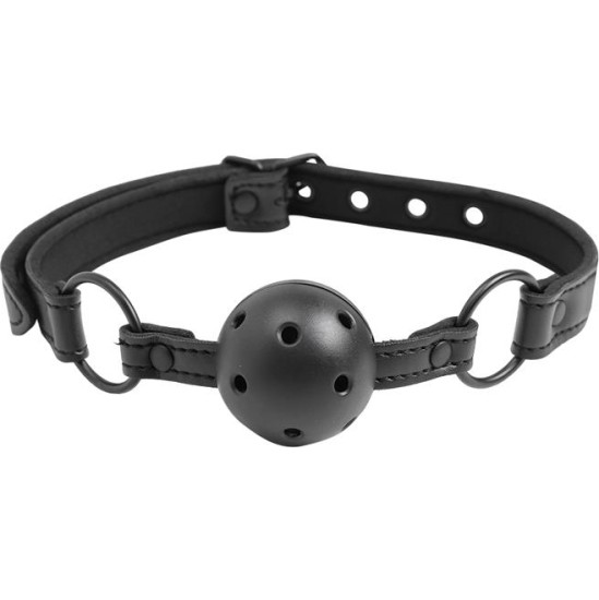 Intoyou Black Shadow Reguliuojama Brrathable Ball Gag Vegan oda