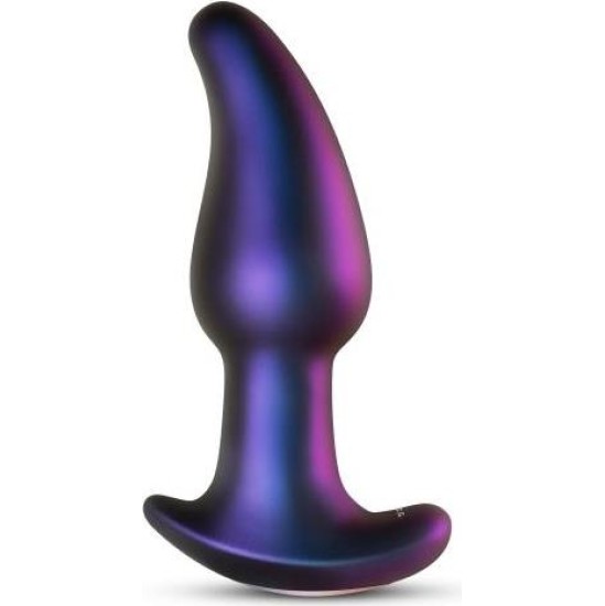 Hueman Asteroid Rimming Butt Plug with Remote Control Curved Tip USB