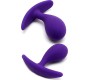 Rimba Toys Set of 2 Anatomic Butt Plugs Copenhagen Purple