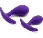 Rimba Toys Set of 2 Anatomic Butt Plugs Copenhagen Purple