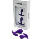 Rimba Toys Set of 2 Anatomic Butt Plugs Copenhagen Purple