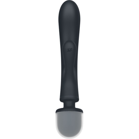 Satisfyer Vibrator APMIERINĀTĀJS — TRĪSŠAIS MĪLĪTĀJS RABIT VIBRATORS GREY