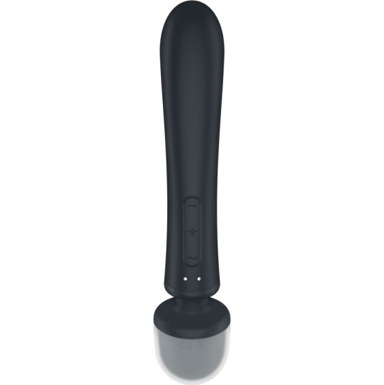Satisfyer Vibrator APMIERINĀTĀJS — TRĪSŠAIS MĪLĪTĀJS RABIT VIBRATORS GREY