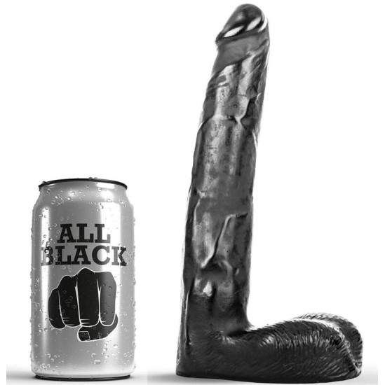 All Black DILDO REALISTIC 21 CM