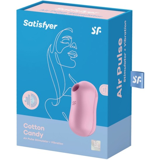 Satisfyer Air Pulse SATISFYER - COTTON CANDY AIR PULSE STIMULATOR & VIBRATOR LILAC