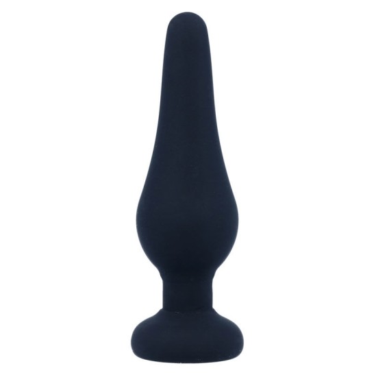 Intense Anal Toys INTENSE ANĀLAIS DZĪVNIEKS PIPO S SILICONE BLACK 9,8 CM