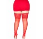 Leg Avenue Hosiery LEG AVENUE STAY UPS SHEER THHIGH UP PLUS SIZE