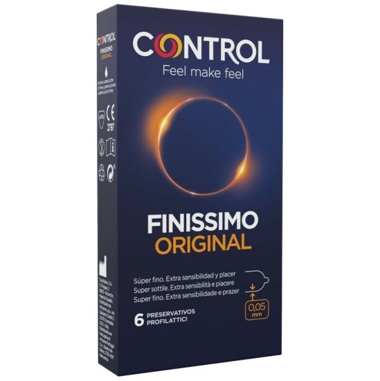 Control Condoms УПРАВЛЕНИЕ FINISSIMO ORIGINAL 6 ЕДИНИЦ