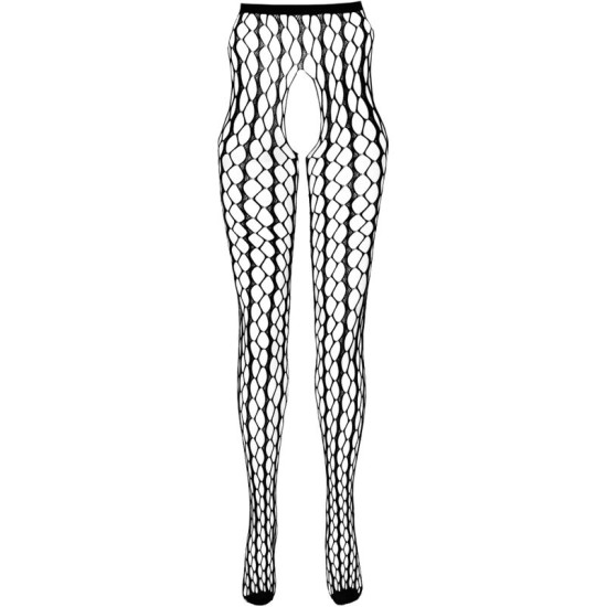 Passion Woman Garter & Stock PASSION - EKO KOLEKCIJA BODYSTOCKING ECO S007 BLACK