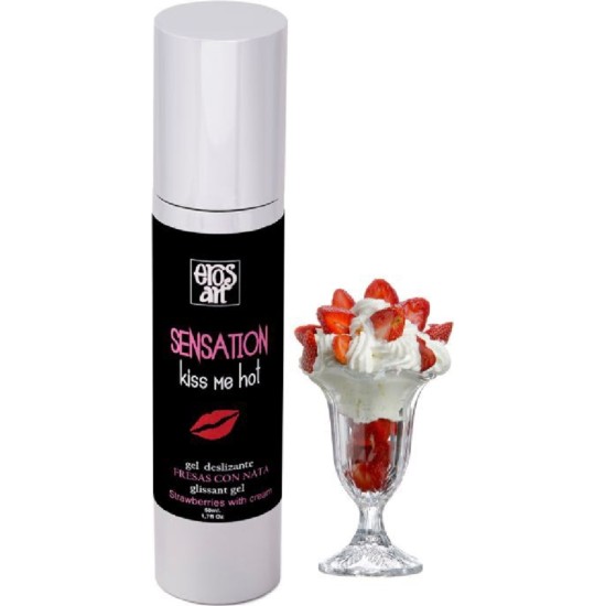 Eros-Art EROS SENSATTION NATURAL LUBRICANT STRAWBERRIES WITH CREAM 50ML