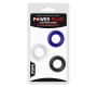 Lovetoy Pack of 3 Penis Ring Power Plus