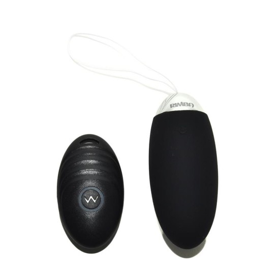 Rimba Toys Egg Vibrator with Remote Control Venice Black