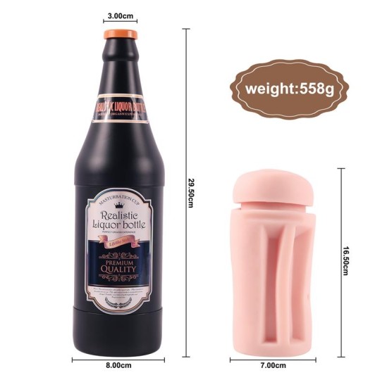 Shequ Male Masturbator Vagina Sonya Beer Bottle