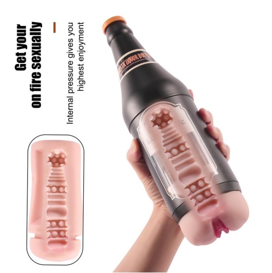 Shequ Male Masturbator Vagina Sonya Beer Bottle