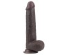 Lovetoy Dildo Sliding 9 Melns