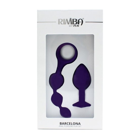 Rimba Toys Anal Pleasure Play set Barcelona Purple