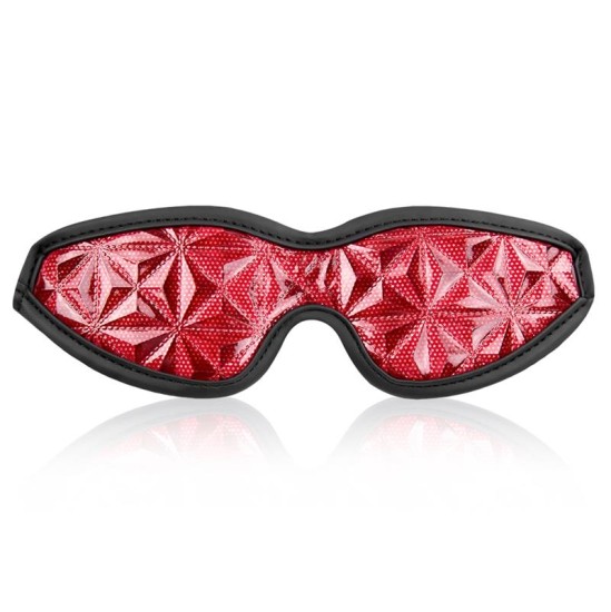 Diamond Line Blindfold Diamond Vegan Leather