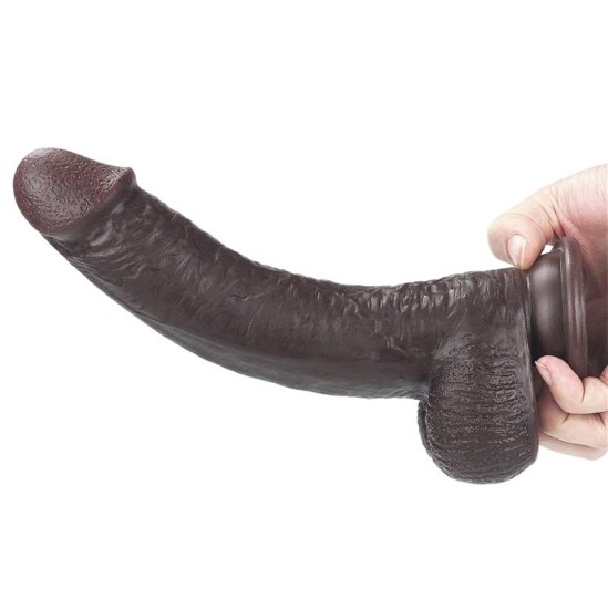 Lovetoy Dildo Sliding 9 Melns