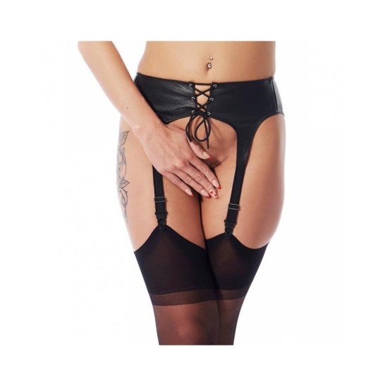 Bondage Play Leather Suspenderbelt Adjustable