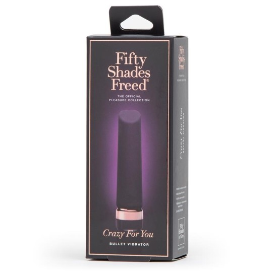 Fifty Shades Freed Crazy For You Vibrating Bullet USB Rechargeable