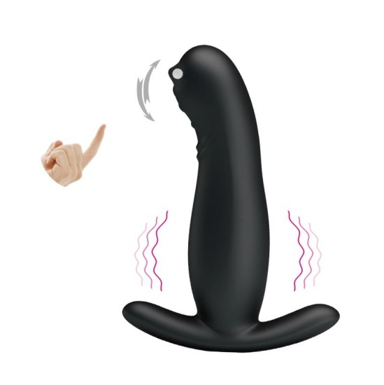 Prettylove Vibrator Prostate Massager with Tickling Function