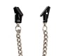 Bondage Play Nipple Clamps With Chain