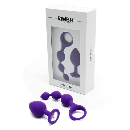 Rimba Toys Anal Pleasure Play set Barcelona Purple