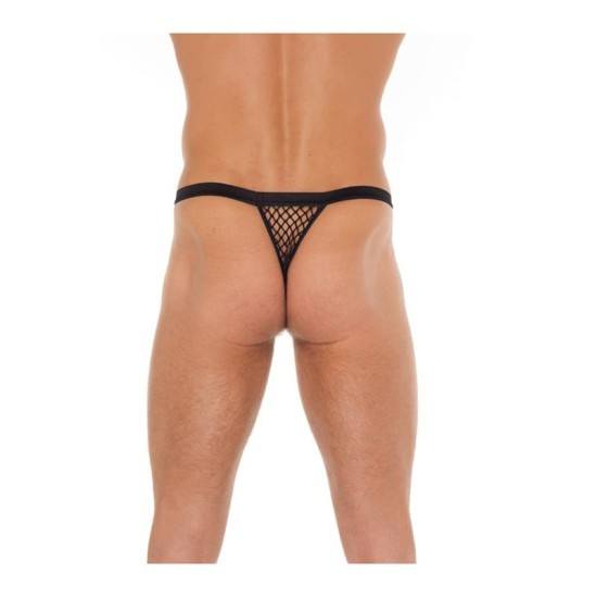 Amorable String Fishnet Black One Size