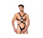 Bondage Play Adjustable Leather Full-Body Harness