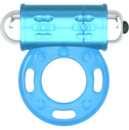 Lovetoy Lumino Play Vibrating Penis Ring Blue Light