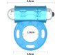 Lovetoy Lumino Play Vibrating Penis Ring Blue Light