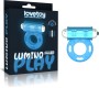 Lovetoy Lumino Play Vibrating Penis Ring Blue Light