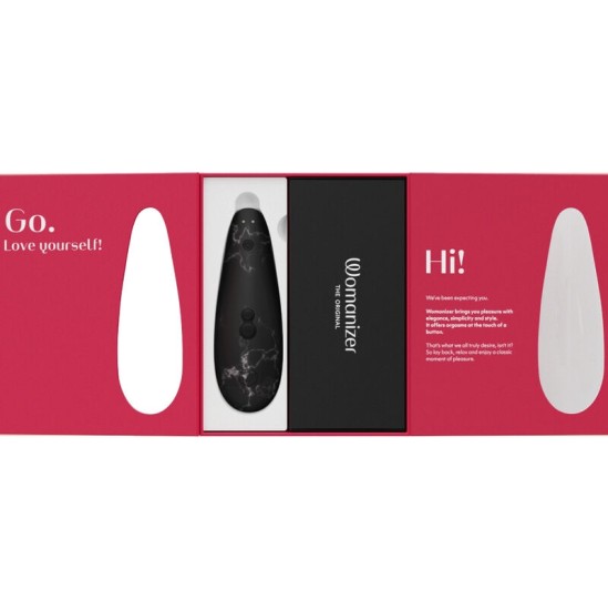 Womanizer MARILYN MONROE CLASSIC 2 CLITORAL STIMULATOR BLACK MARBLE